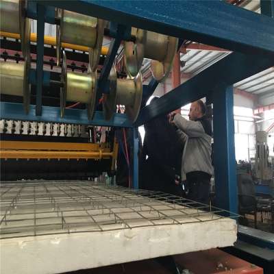 eps polystyrene wire mesh 3d wall panel welding making machine