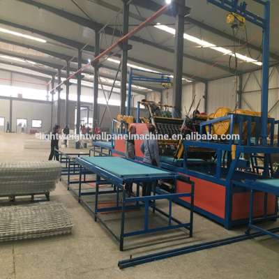 eps wire mesh 3D wall panel making machine